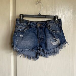 STS  blue Ripped Jean Shorts